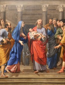 お寺での発表 作： Philippe de Champaigne